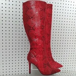 INC International Concepts Rajel Snakeskin Boots
